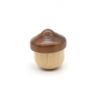 Wooden Usb Drives - 2020 creative new hazelnut shaped wooden usb storage device LWU1013